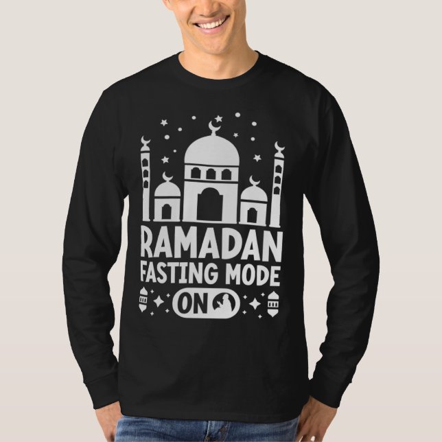 Ramadan Fasting Mode On Allah Religion Koran Islam T-Shirt (Vorderseite)
