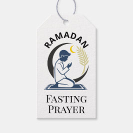 Ramadan Fasting Prayer Man Islamic Vector Graphic Geschenkanhänger