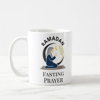 Ramadan Fasting Prayer Woman Hijab Islamic Graphic Kaffeetasse