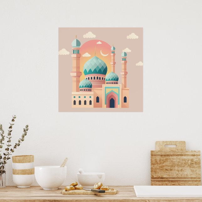 Ramadan-Feier-Wandbild  Poster (Küche)