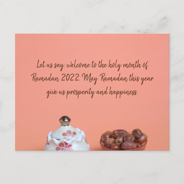 Ramadan Greeting Card Postkarte (Vorderseite)