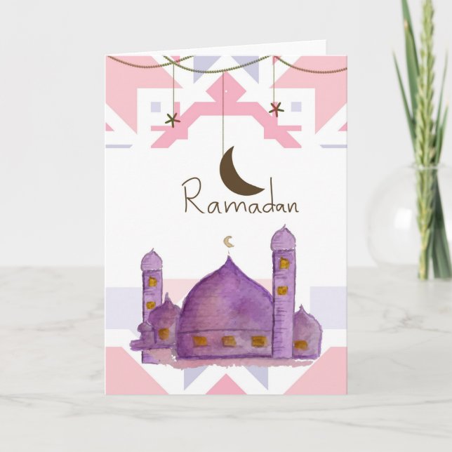 Ramadan-Grußkarte Karte (Vorderseite)