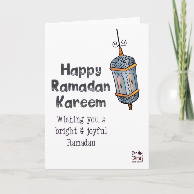 Ramadan - Holy Month Blessings Karte (Vorderseite)
