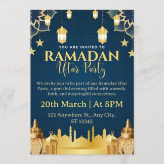 Ramadan-Iftar-Einladungskarte Einladung
