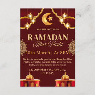 Ramadan-Iftar-Einladungskarte Einladung
