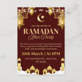 Ramadan-Iftar-Einladungskarte Einladung