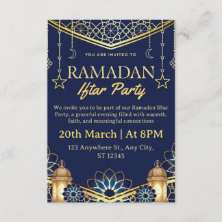 Ramadan-Iftar-Einladungskarte Einladung