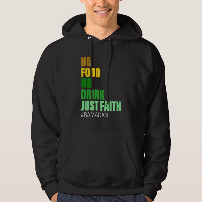 Ramadan Kareem 2023 Islamic Fasting Outfit for Men Hoodie (Vorderseite)