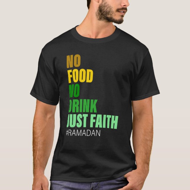 Ramadan Kareem 2023 Islamic Fasting Outfit for Men T-Shirt (Vorderseite)