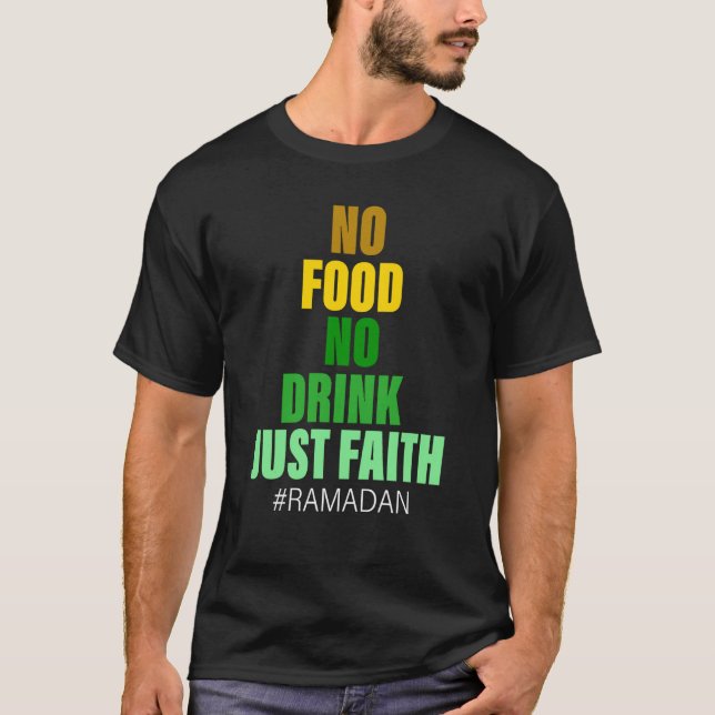 Ramadan Kareem 2023 Islamic Fasting Outfit for Men T-Shirt (Vorderseite)
