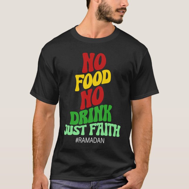 Ramadan Kareem 2023 Islamic Fasting Outfit for Men T-Shirt (Vorderseite)