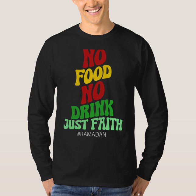 Ramadan Kareem 2023 Islamic Fasting Outfit for Men T-Shirt (Vorderseite)