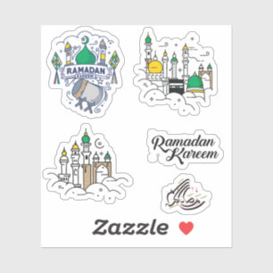 Ramadan Kareem Arabische Kalligrafie Aufkleber