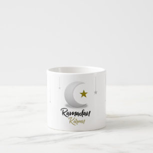 Ramadan Kareem Crescent Design - Islamischer Mubar Espressotasse