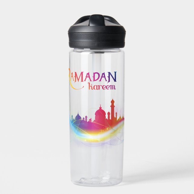 Ramadan Kareem Custom-Cut Vinyl Sticker Trinkflasche (Vorderseite)