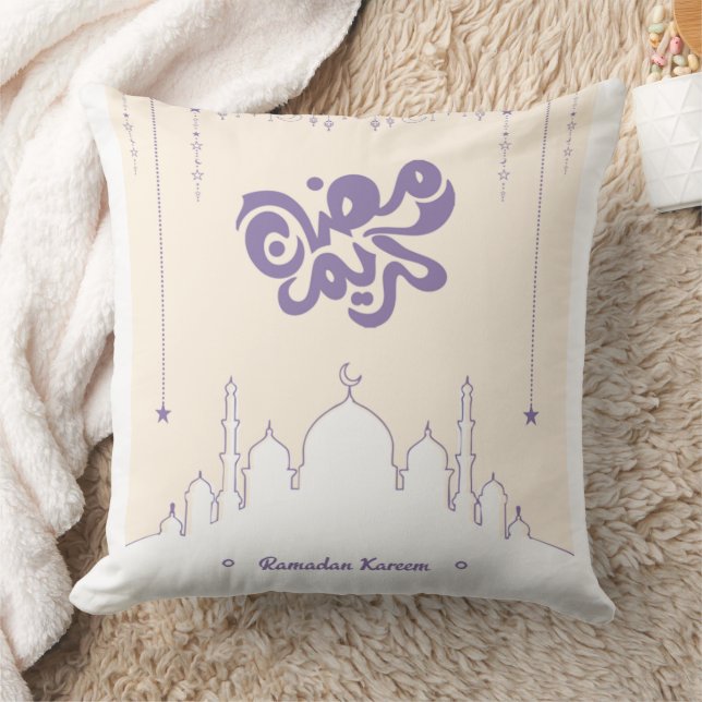 Ramadan Kareem Decorative Pillow with Stars Kissen (Decke)