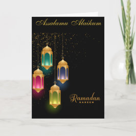 Ramadan Kareem & Eid Mubarak  Individuelle Grüße Karte