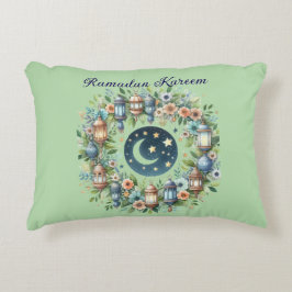 Ramadan Kareem & Eid Mubarak Islamic Accent Pillow Dekokissen