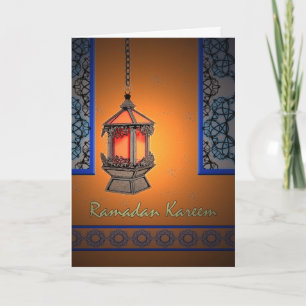 Ramadan Kareem, Fanoos und Filigree Windows Karte