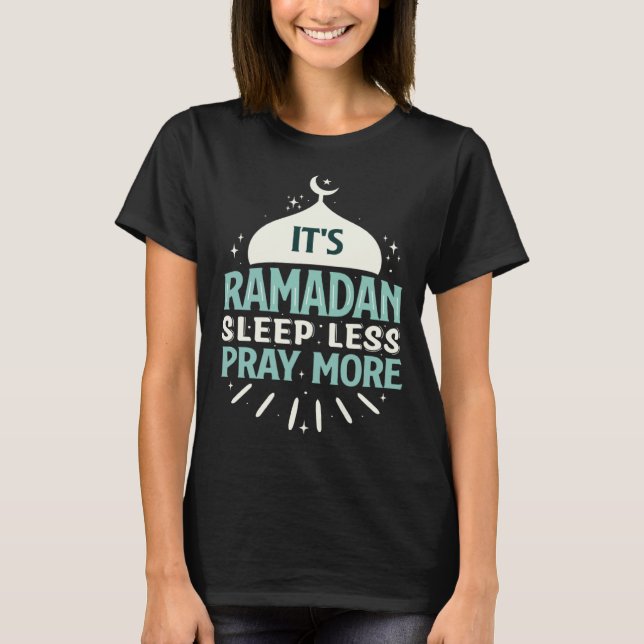 Ramadan Kareem Fasting  For Muslim Islamic  Idea T-Shirt (Vorderseite)