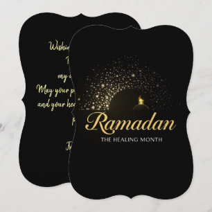 Ramadan Kareem Feiertag Personalisierte Karte