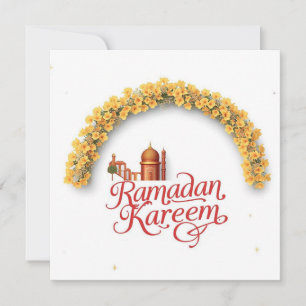 Ramadan Kareem Feiertagskarte Dankeskarte