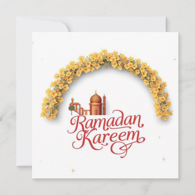 Ramadan Kareem Feiertagskarte Dankeskarte (Vorderseite)