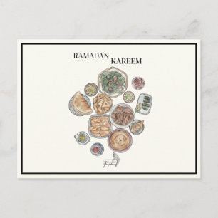 Ramadan Kareem Geschenk, Grußkarte Postkarte
