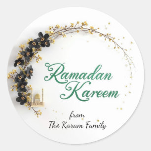 Ramadan Kareem Geschenk-Sticker für die Feier Runder Aufkleber
