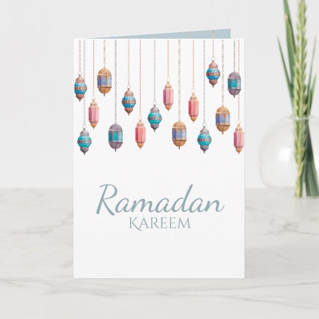 Ramadan Kareem Geschenkkarte Karte (Vorderseite)