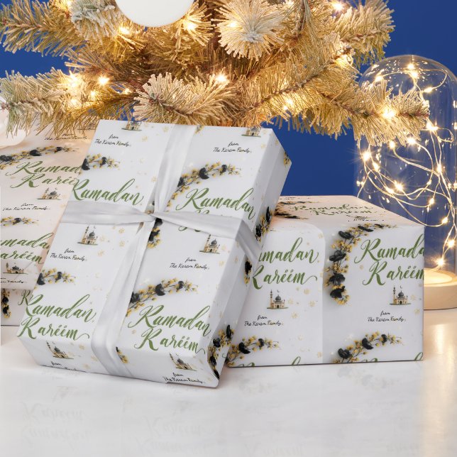 Ramadan Kareem Geschenkpapier zum Feiern (Feiertage)