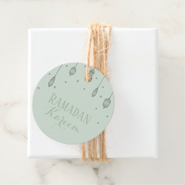 Ramadan Kareem Geschenktag Geschenkanhänger (Beispiel)