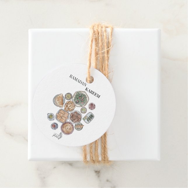 Ramadan Kareem Geschenktag Geschenkanhänger (Beispiel)