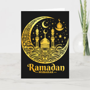 Ramadan Kareem Glückliches Fasten Ramadan Mubarak  Karte