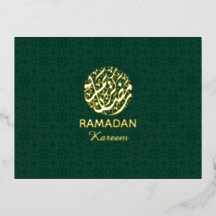 Ramadan Kareem Goldfolie Islamisch