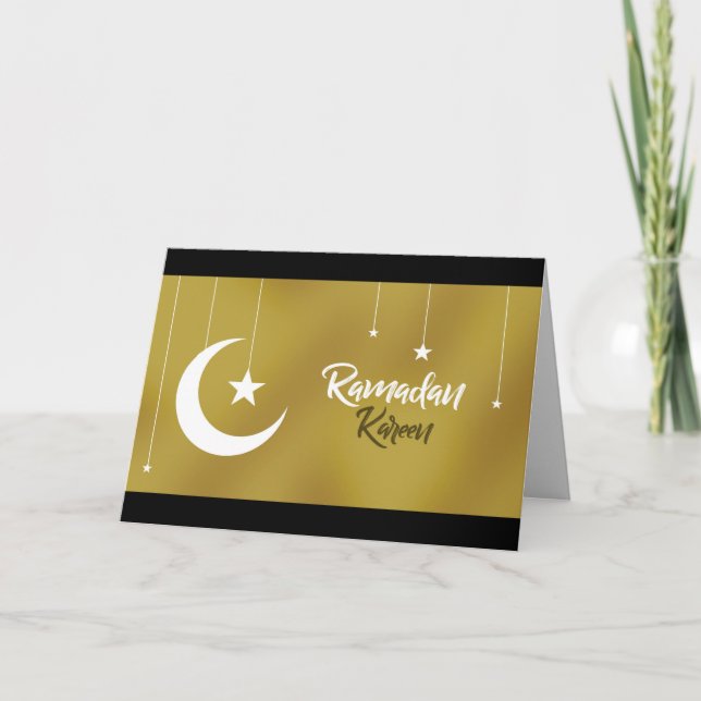 Ramadan Kareem Grußkarte Feiertagskarte (Vorderseite)