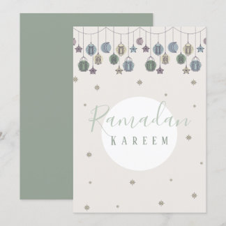Ramadan Kareem Grußkarte, Geschenkkarte Einladung