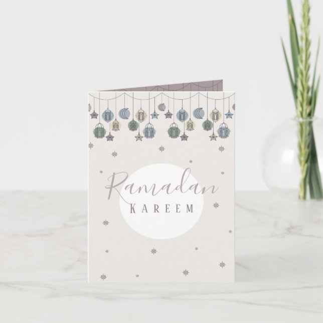 Ramadan Kareem Grußkarte ,Geschenkkarte Einladung (Vorderseite)