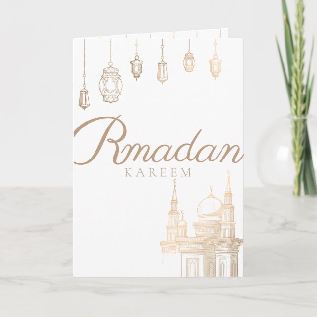 Ramadan Kareem Grußkarte ,Geschenkkarte Karte (Vorderseite)