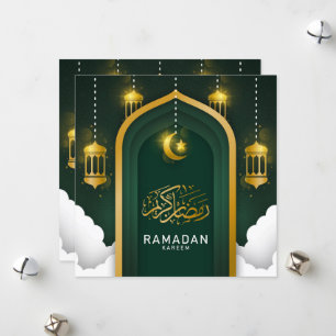 Ramadan Kareem Grußkarte/Postkarte Nr. 5 Feiertagskarte