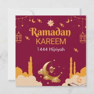 Ramadan Kareem Holiday Card Feiertagskarte