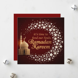 Ramadan Kareem holiday Personalized Elegant  Card Feiertagskarte