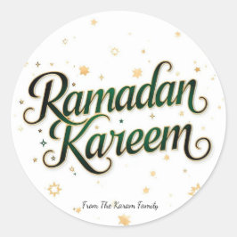 Ramadan Kareem holiday  Runder Aufkleber