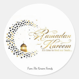 Ramadan Kareem holiday  Runder Aufkleber