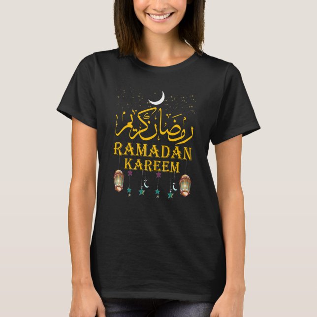 Ramadan Kareem Islamic Fasting Outfit for Men Wome T-Shirt (Vorderseite)