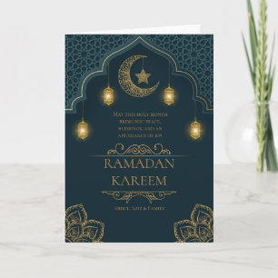 Ramadan Kareem Islamischer heiliger Monat Gruß Karte