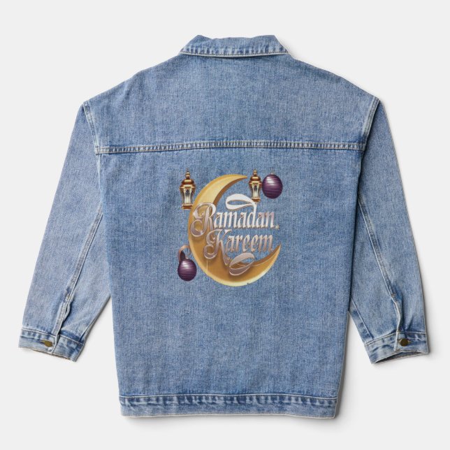 Ramadan Kareem Jeansjacke (Rückseite)