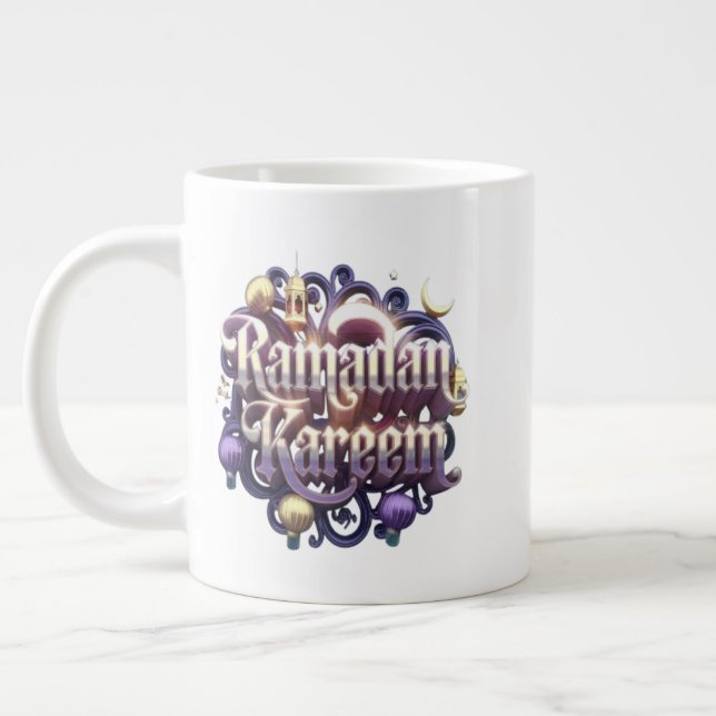Ramadan Kareem Jumbo-Tasse (Links)