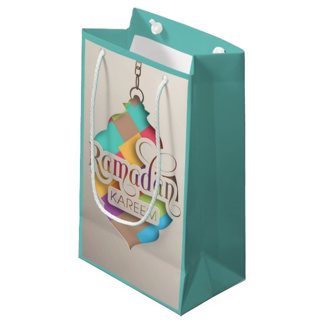 Ramadan Kareem Kleine Geschenktüte (Vorderseite Schrägansicht)