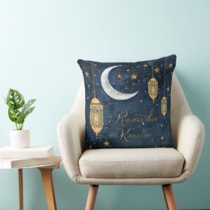 Ramadan Kareem Laterne & Mond Kissen